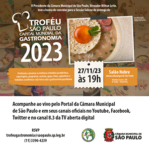 Gastronomia, Audiovisual e Multimídia no Troféu São Paulo